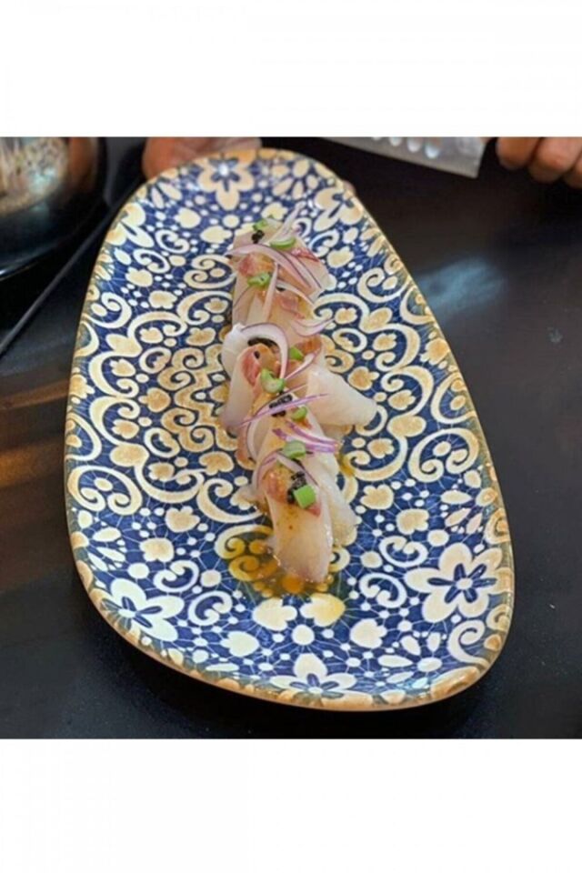 Bonna Alhambra 36 Cm Dikdörtgen Tabak Vago Serisi