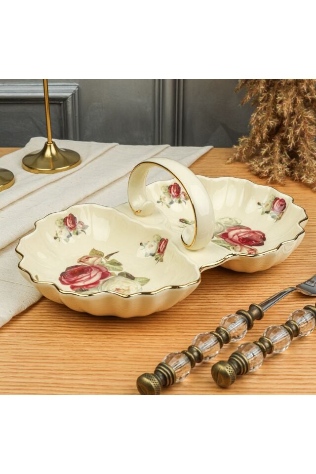 Roy King Rose 29 Cm Bölmeli Çerezlik