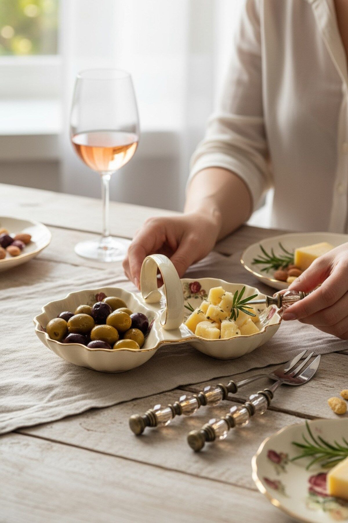 Roy King Rose 29 Cm Bölmeli Çerezlik