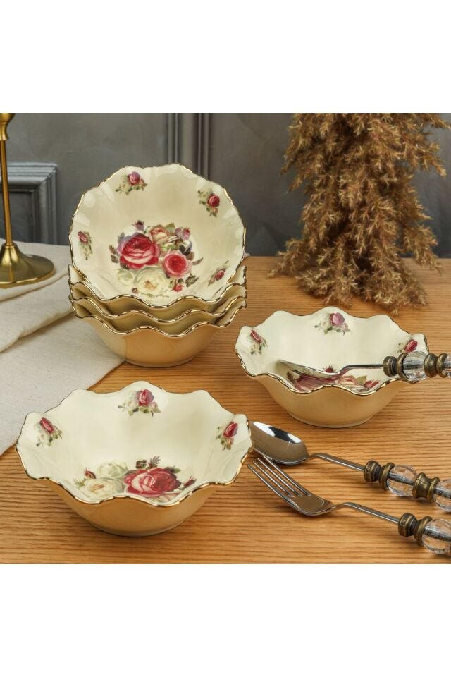 Roy King Rose 13 Cm Çorba Kase 6'lı