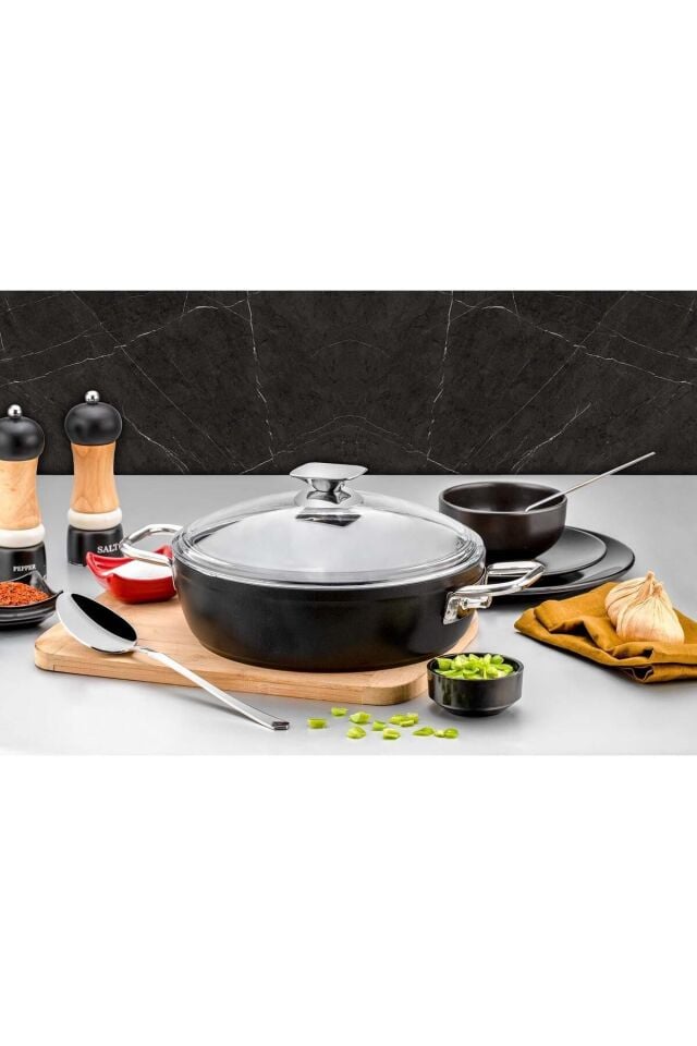 Arte Dıamond Basık Tencere 30 Cm