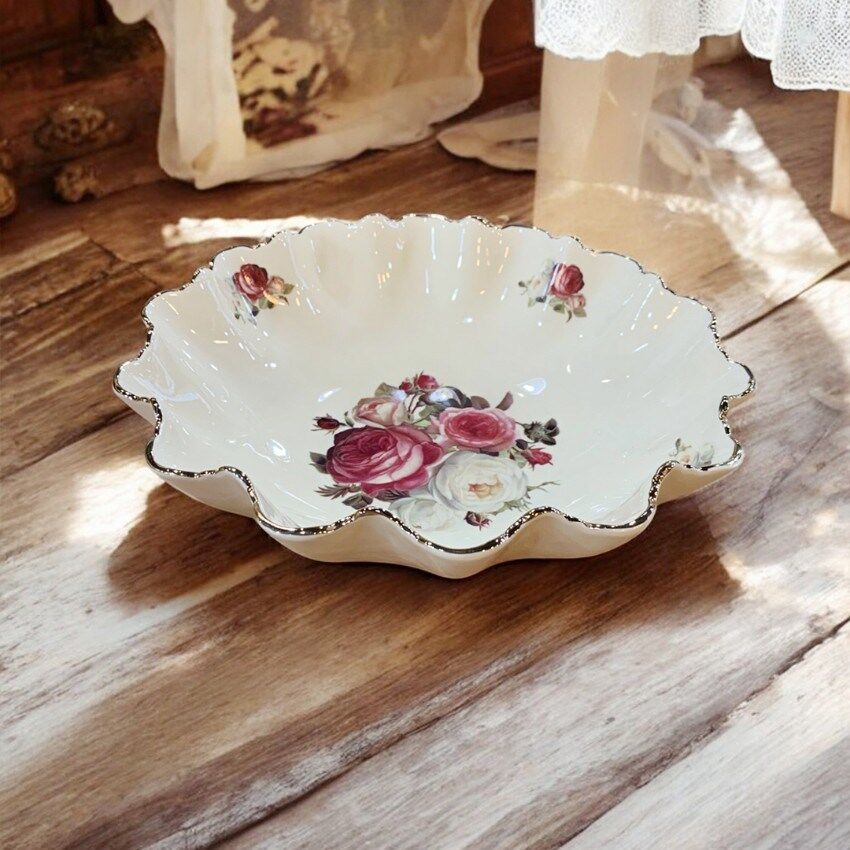 Royking Rose Yuvarlak Salata Kase 23 Cm