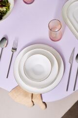 Streamline Zenith 59 Parça 12 Kişilik Fine Bone Yemek Takımı Gold