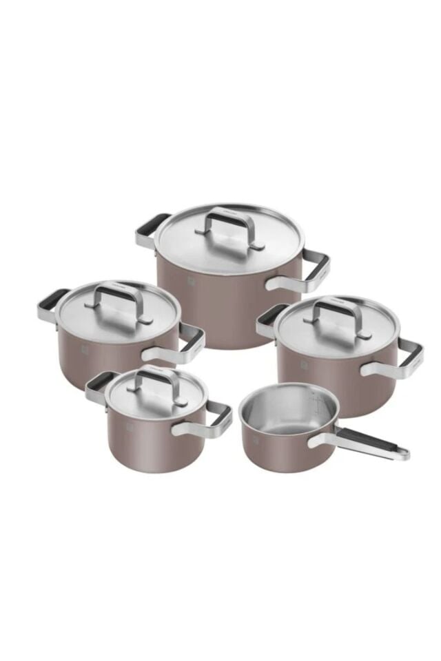 Zwıllıng Pure Tencere & Tava Seti - Paslanmaz Çelik 5 Parça