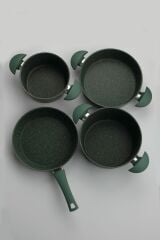 Porland Santino Yeşil Tencere Takımı 7 Parça
