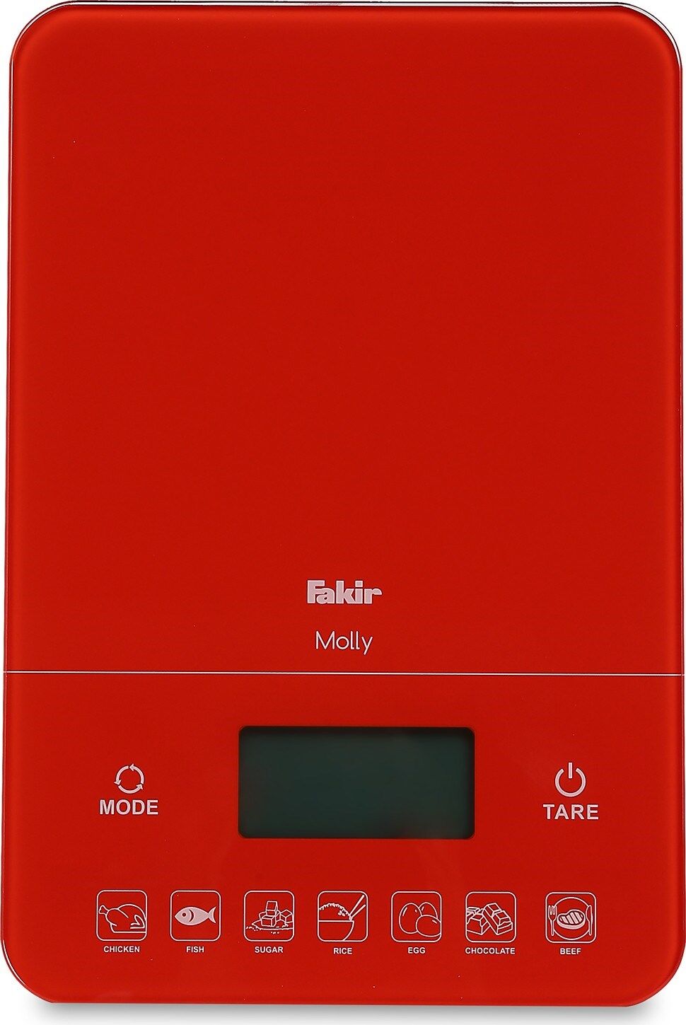 Fakir Molly Dijital Mutfak Tartısı Kırmızı