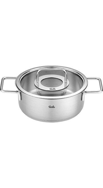 Pure Collection 9 Parça Metal Kapak Çelik Tencere Seti