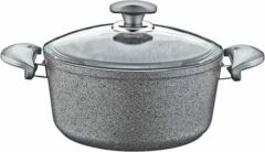 Oms Granit 22 x 11,5 cm Derin Tencere 3110-GRI