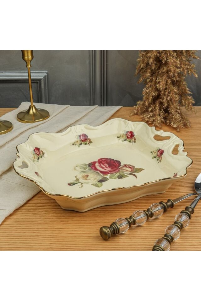 Roy Kıng Rose 31 Cm Tabak