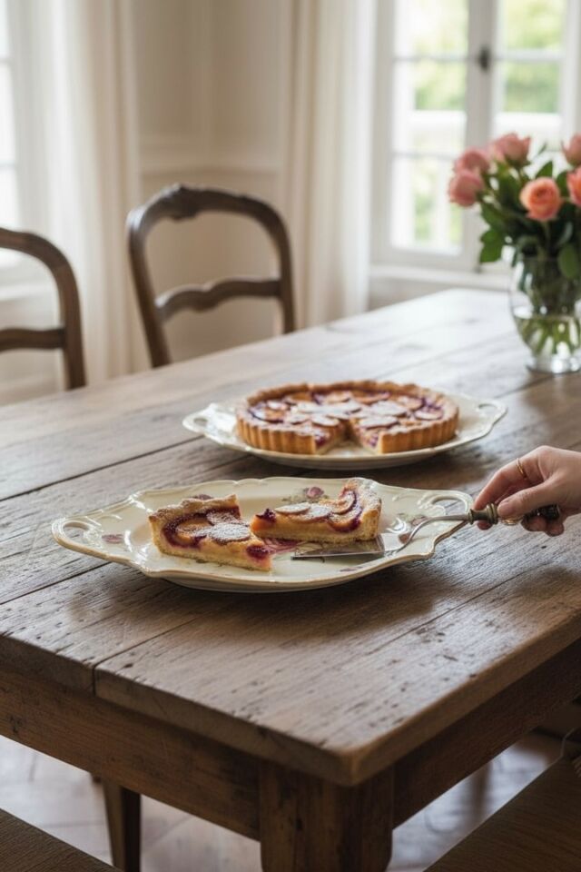 Roy Kıng Rose 31 Cm Kulplu Sunum Tabak