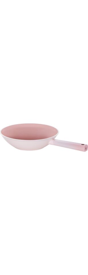 Swiss Crystal Wok Tava Pembe 28 Cm