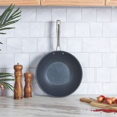 Karaca BioDiamond Pro İndüksiyon Tabanlı Wok Tava 28 cm 2,8 Lt
