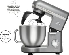 11KKK Karaca Mastermaid Chef Pro Çift Kollu Stand Mikser Galaxy Grey 1750 W