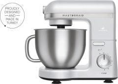Karaca Mastermaid Chef Pro Çift Kollu Stand Mikser Pearl White 1750 W