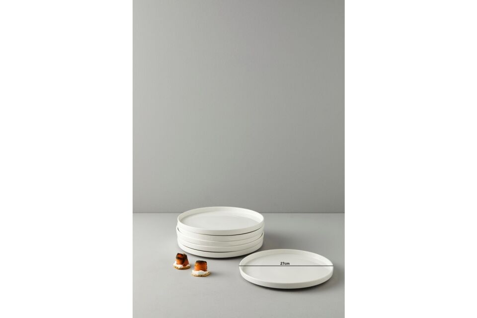 Pera Porselen Servis Tabağı 27 Cm 6'lı