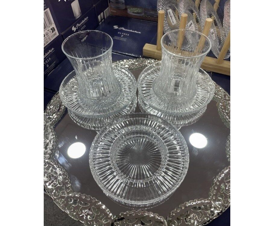 Çay Tabağı 6 Lı Elysia Çay Bardağına Uyumludur