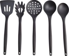 Emsan Mastercut Siyah 12 Parça Bıçak Servis Kesme Tahtası Seti Siyah