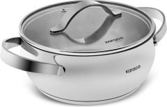 Karaca Kuzina Indüksiyon Tabanlı Çelik Tencere 16 cm 1,6 Lt