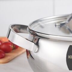 Karaca Kuzina Indüksiyon Tabanlı Çelik Tencere 22 cm