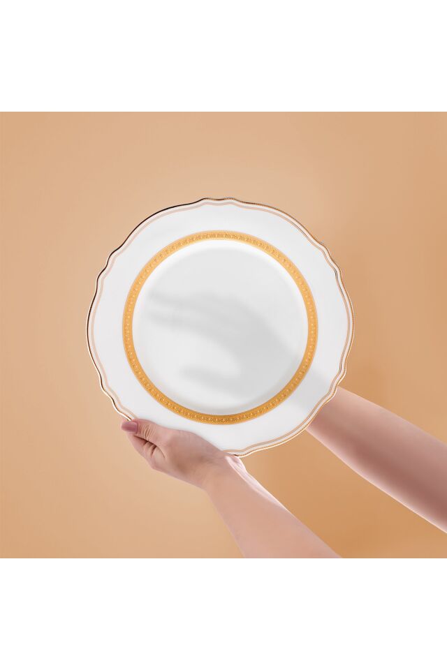 Evaliza Lumiere 60 Parça 12 Kişilik Yemek Takımı Gold