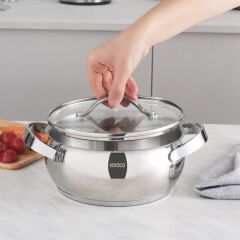 Karaca Kuzina Indüksiyon Tabanlı Çelik Tencere 20 cm