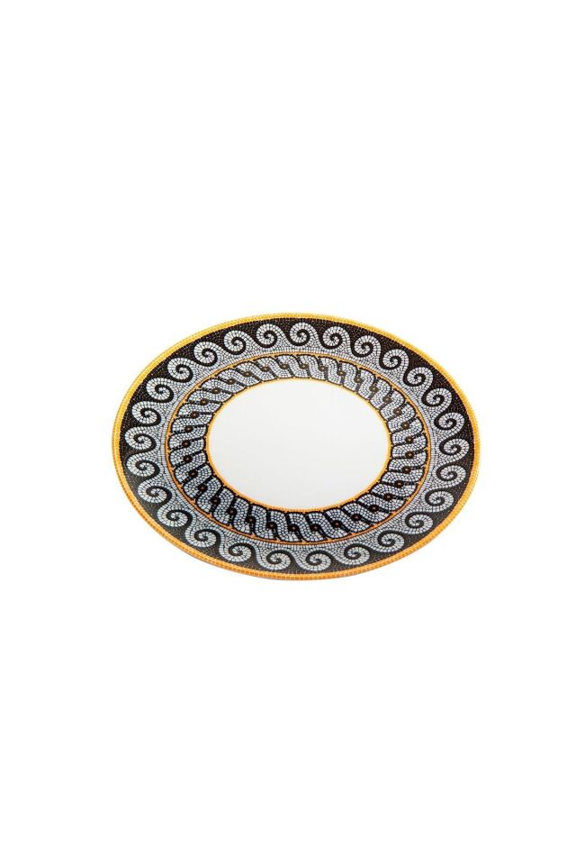 Zeugma Beyaz 25 Cm Servis Tabağı