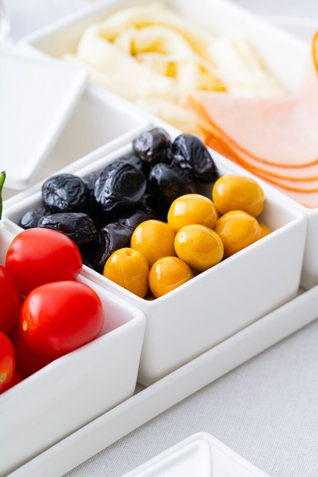 Bianco Perla 6 Bölmeli Oval Kahvaltılık