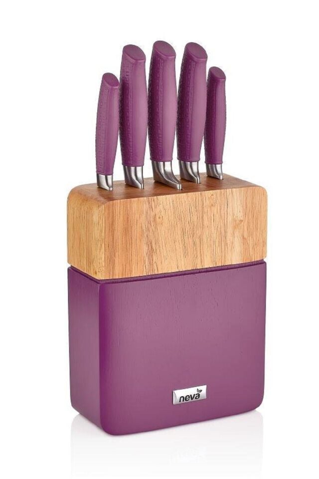 Mor Sweet Plus 5'li Bıçak Seti N2590