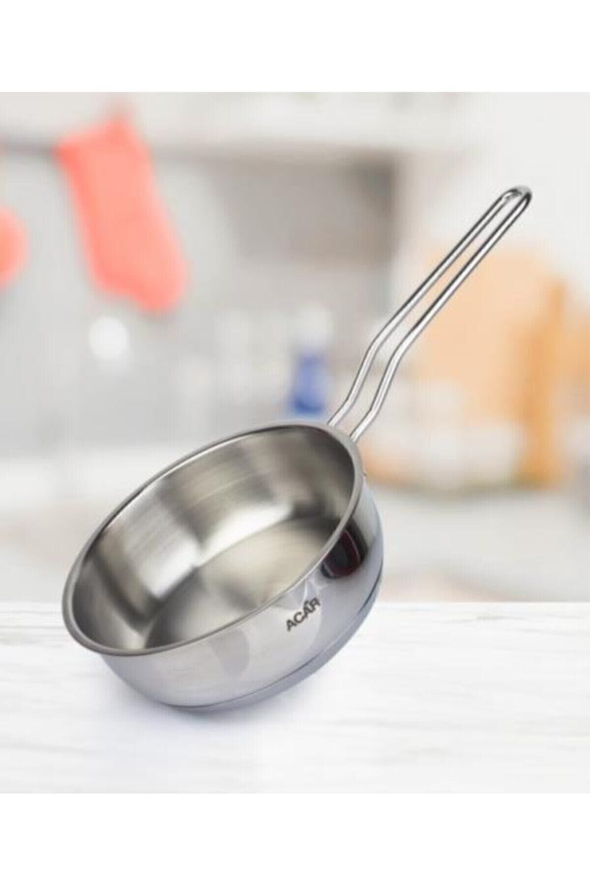 Karat 12 Cm Basık Kaçerola Sütlük Mini Saplı Tencere