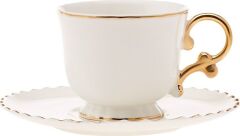 Karaca Elegant 6 Kişilik Kahve Fincan Takımı 80 ml