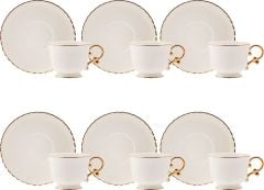 Karaca Elegant 6 Kişilik Kahve Fincan Takımı 80 ml