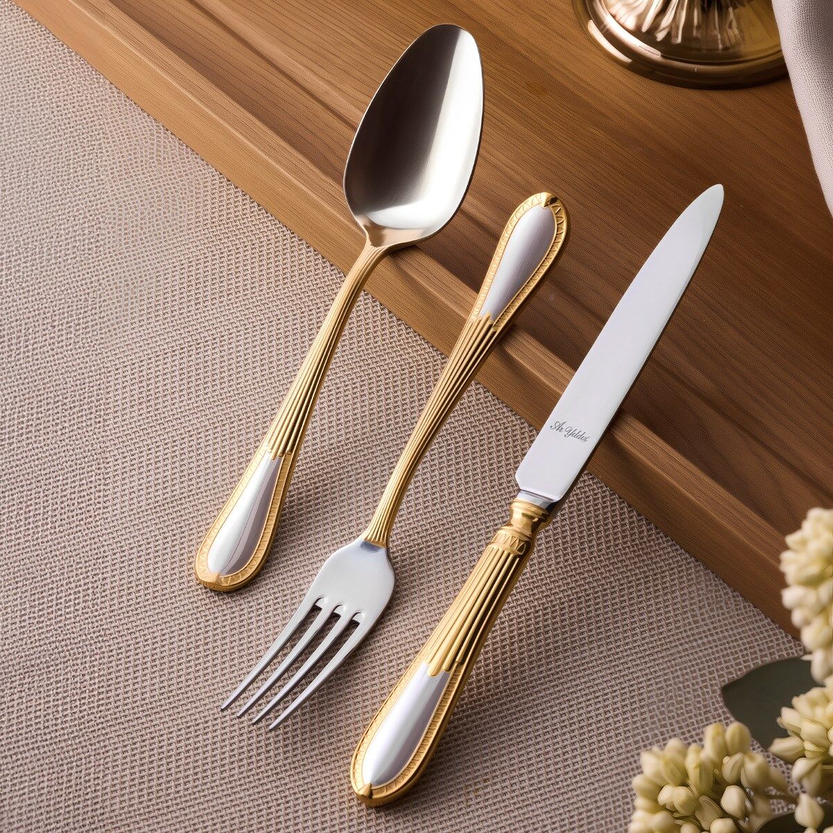 Aryıldız Nature Plus 84 Parça Çatal Kaşık Bıçak Takımı