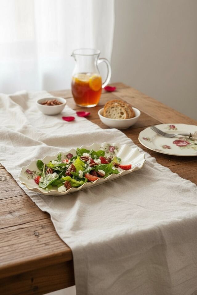 Royking Rose Oval Sunum Tabak 31 Cm