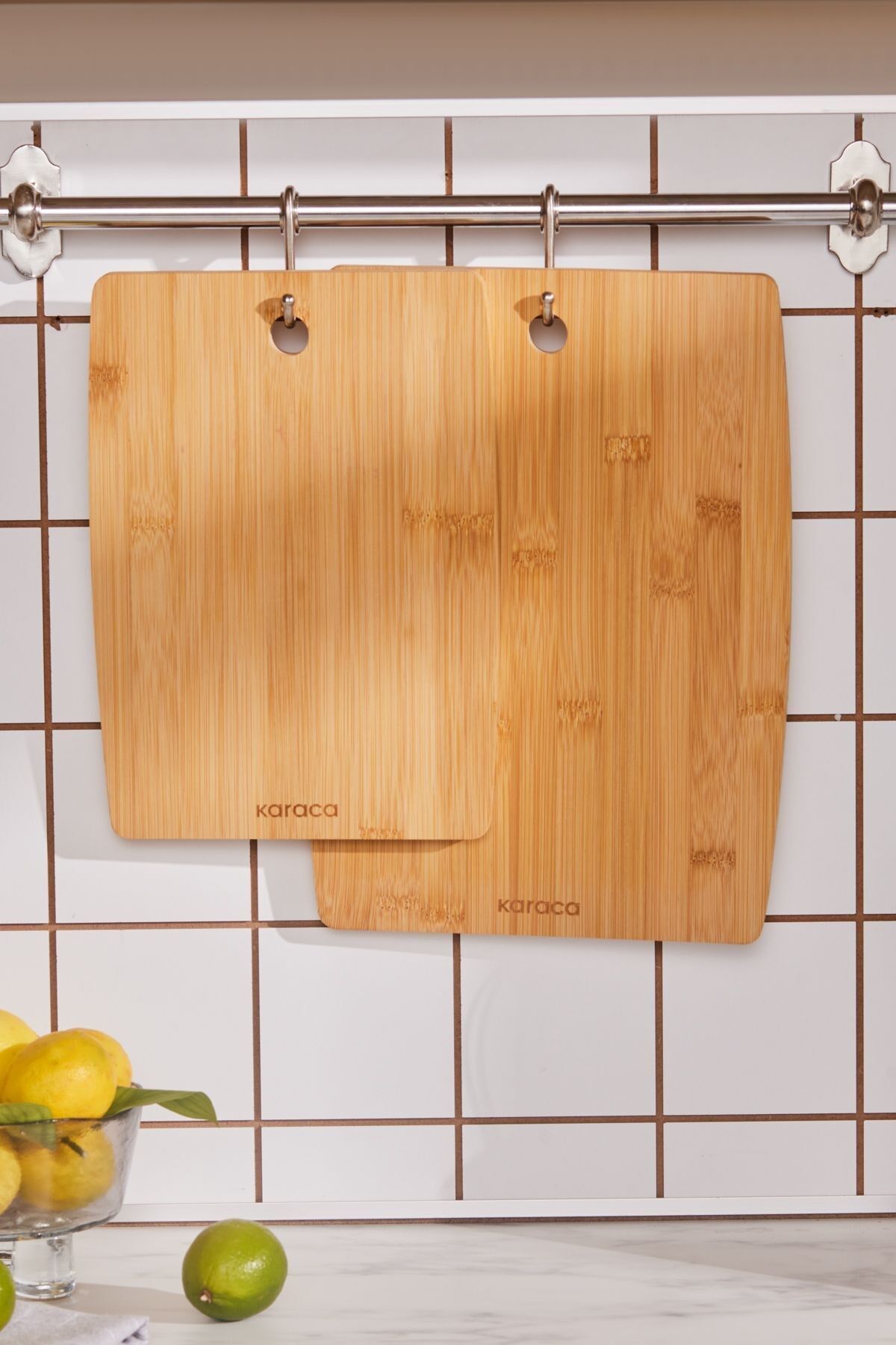 Karaca Bera 2'li Bambu Kesme Tahtası 28/33 cm