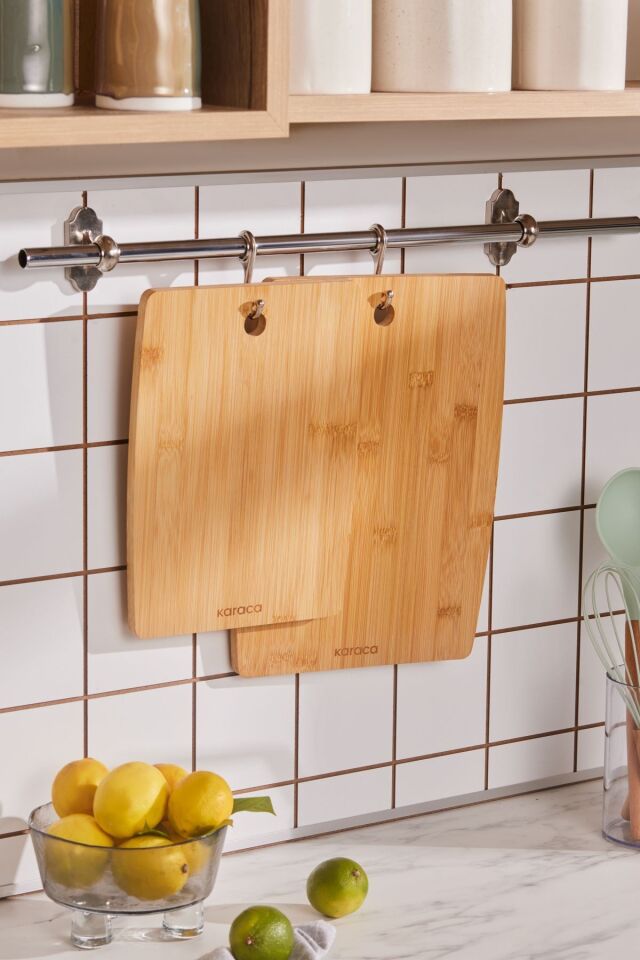 Karaca Bera 2'li Bambu Kesme Tahtası 28/33 cm