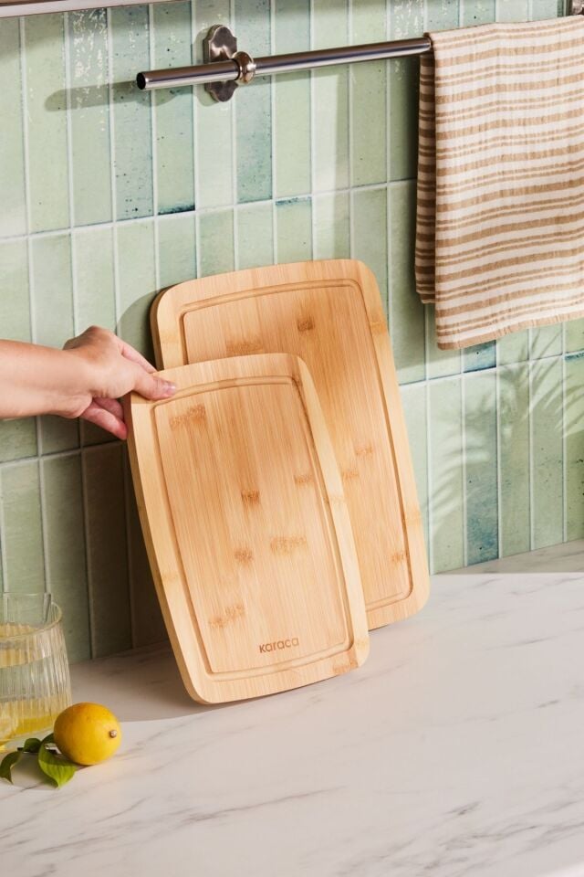 Karaca Melin 2'li Bambu Kesme Tahtası 28/33 cm