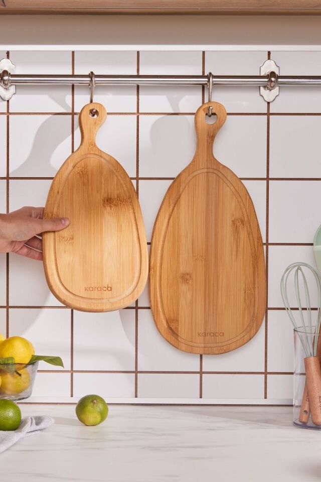 Karaca Havin 2'li Bambu Kesme Ve Sunum Tahtası 33/39 cm