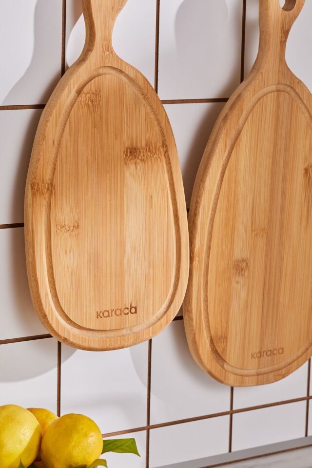 Karaca Havin 2'li Bambu Kesme Ve Sunum Tahtası 33/39 cm