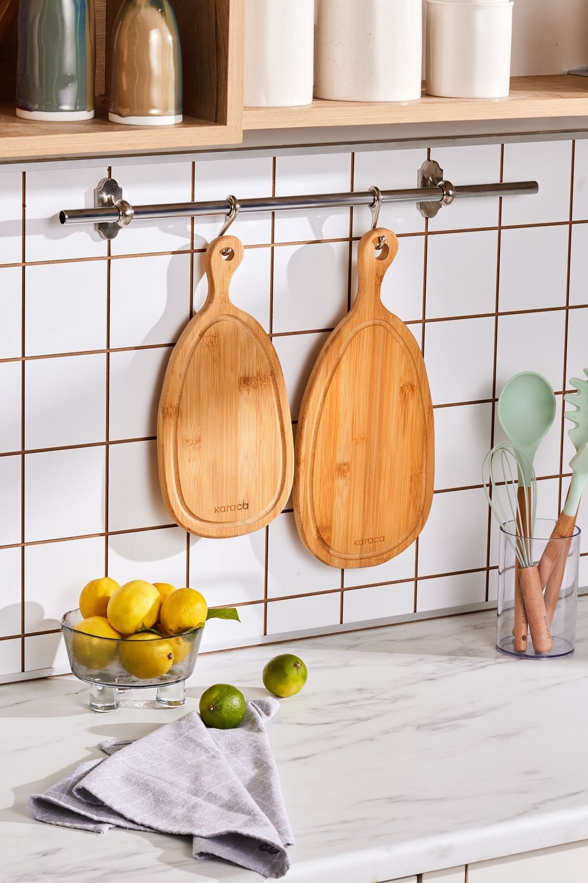 Karaca Havin 2'li Bambu Kesme Ve Sunum Tahtası 33/39 cm