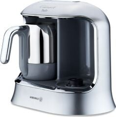 Korkmaz Kahvekolik Twin Kahve Makinesi Inox Krom