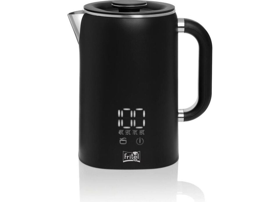 Fritel Kettle Mat Siyah Dijital Göstergeli Sıcak Tutma Özellikli 1.7 L- 1.500 W