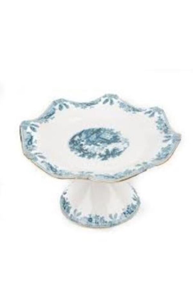 Mavi Ayaklı Kek Standı