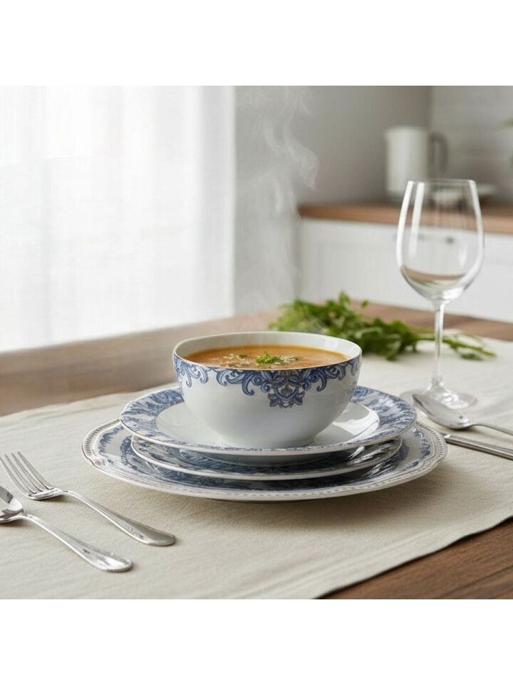 Lucky Art Florence 24 Parça Yemek Takımı