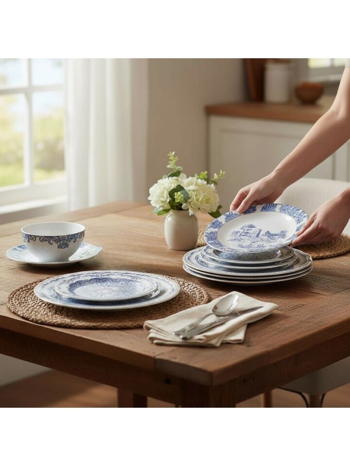 Lucky Art Florence 24 Parça Yemek Takımı