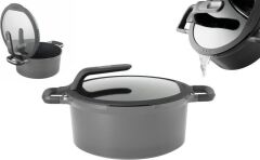 Berghoff Gem Stay Cool Tencere Gri 28 cm - 8501026