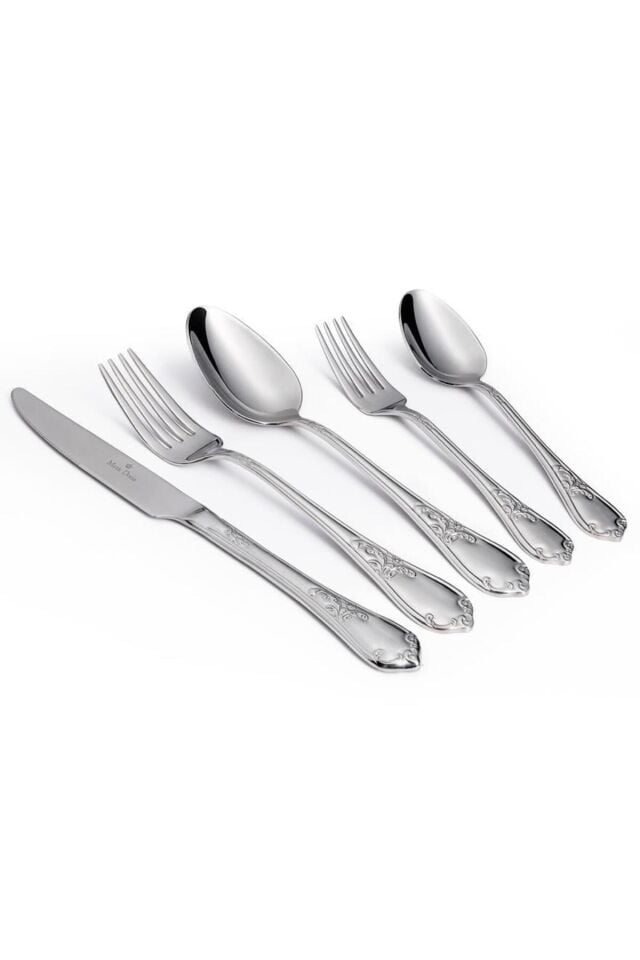 Athens 6 Kişilik 42 Parça Paslanmaz Çelik Çatal Kaşık Bıçak Takımı Kutulu