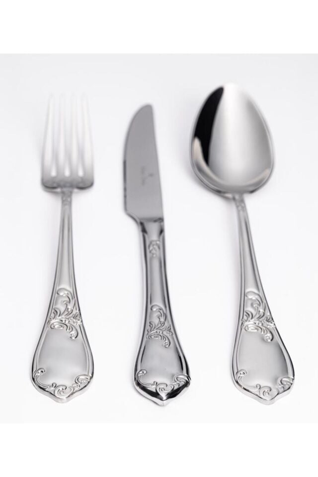 Athens 6 Kişilik 42 Parça Paslanmaz Çelik Çatal Kaşık Bıçak Takımı Kutulu