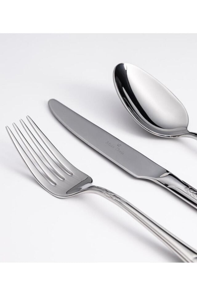 Athens 6 Kişilik 42 Parça Paslanmaz Çelik Çatal Kaşık Bıçak Takımı Kutulu