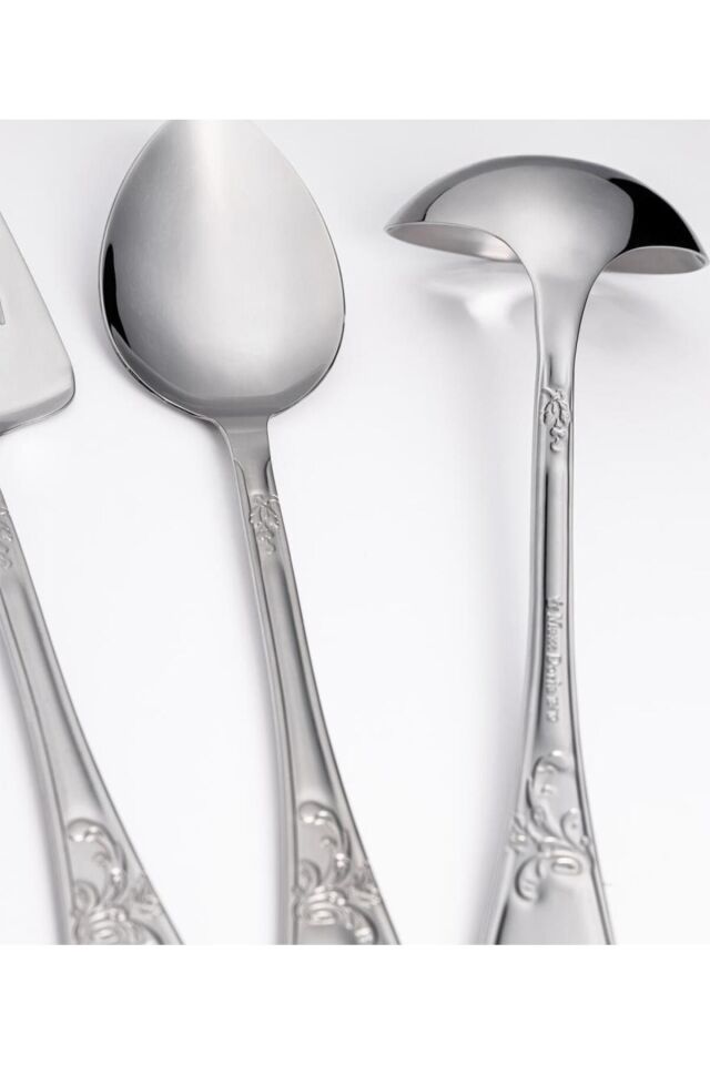 Athens 5 Parça Paslanmaz Çelik Servis Takımı Kutulu