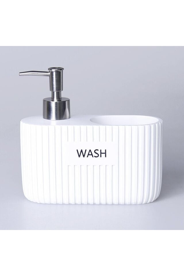 By Selim Grooved Sıvılı Süngerlik Beyaz